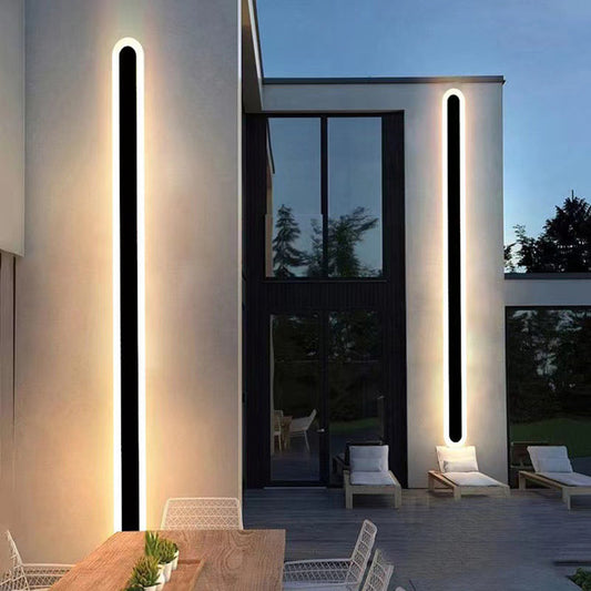 Linear Oval LED Outdoor Wall Light - Arrielight