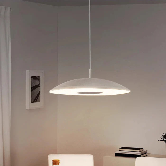 Slim LED Pendant Light – Modern Disc-Shaped Ceiling Lamp
