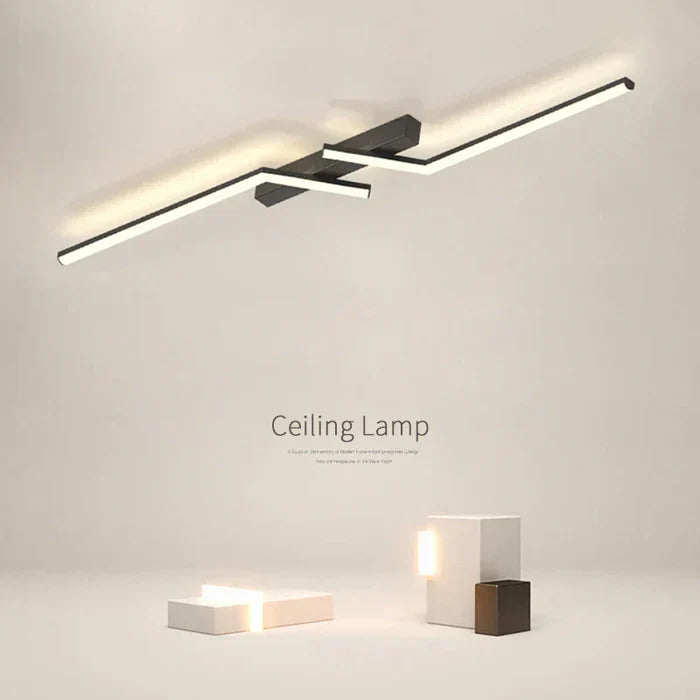 Modern LED Ceiling Light – Geometric Design
