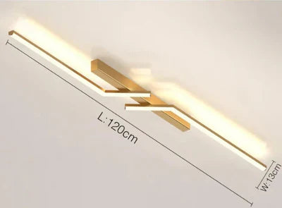 Modern LED Ceiling Light – Geometric Design