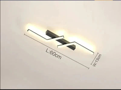 Modern LED Ceiling Light – Geometric Design