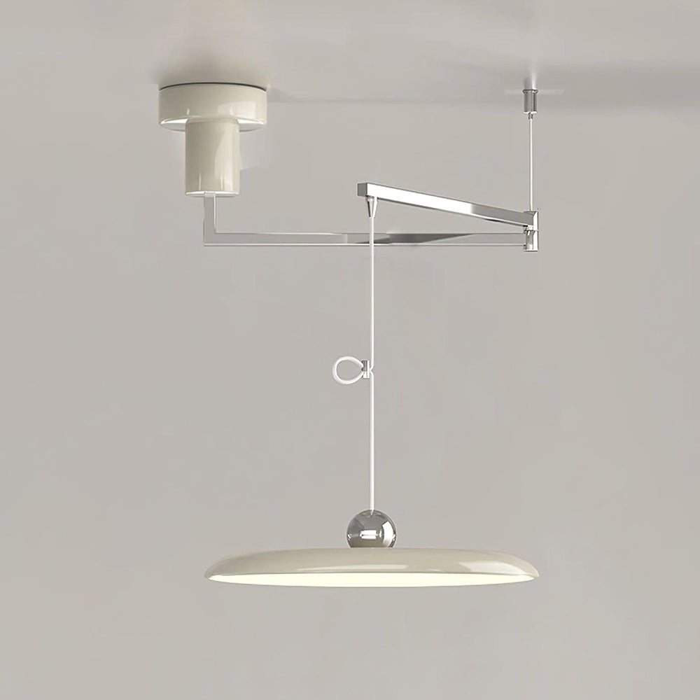 Adjustable Swing Arm Disc Ceiling Pendant Light - Arrielight