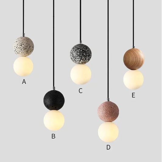 LED Pendant Light “Double Sphere”