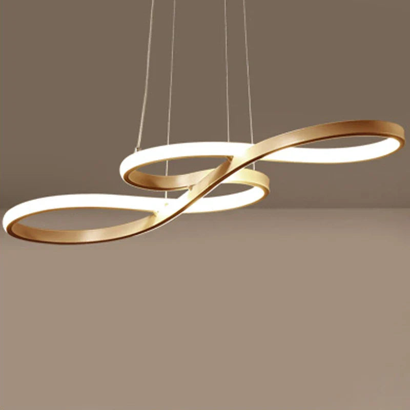 LED Pendant Chandelier in the Shape of Musical Notes – Creative Modern Ceiling Lighting