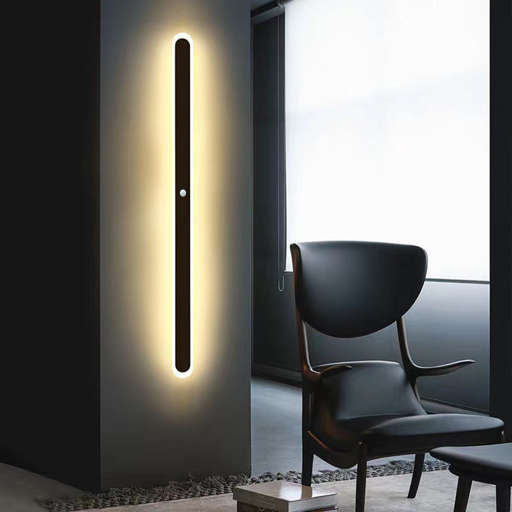 Linear Oval LED Outdoor Wall Light - Arrielight