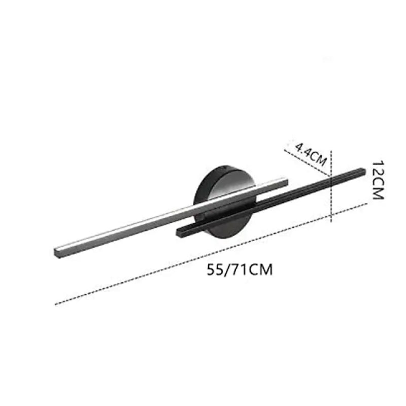Twin Linear Bar LED Wall Light, Minimalist - Arrielight