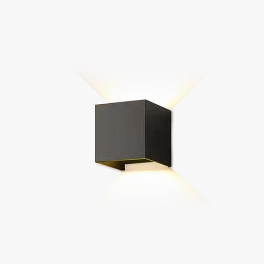 Adjustable Square Up and Down LED Outdoor Wall Light - Arrielight