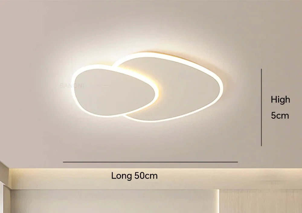 Modern LED Ceiling Light – Abstract Surface-Mounted Lamp