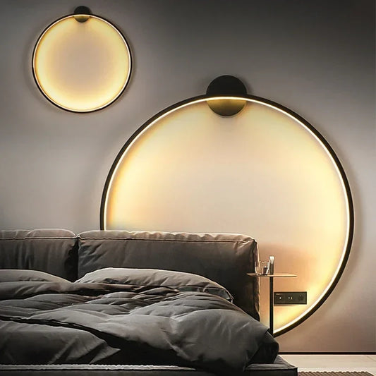 Modern Circular LED Wall Light – Minimalist Design for Elegant Interiors