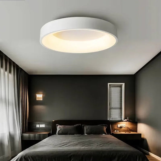 Modern Round LED Ceiling Light – Minimalist Flush Mount Design
