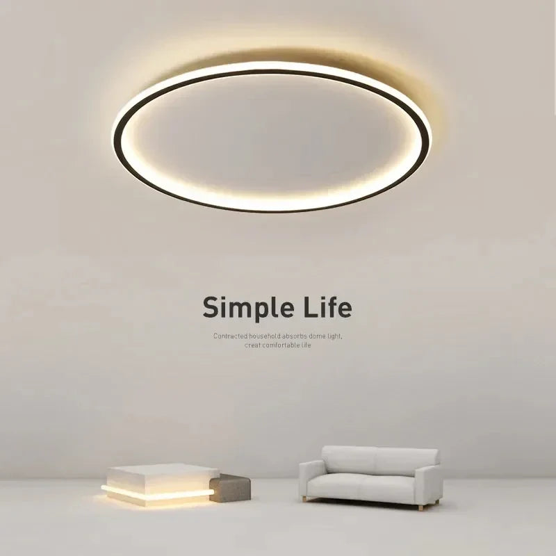 Modern Round LED Ceiling Light – Minimalist Design