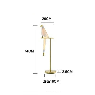 Origami Bird Lamp | Modern Decorative Table & Floor Light