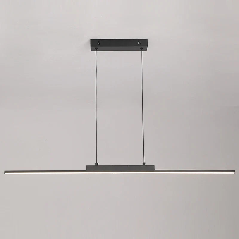 Modern Horizontal LED Pendant Light for Dining Table