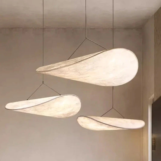 Designer Japandi Pendant Light with Elongated Panel Shape – Modern Elegance