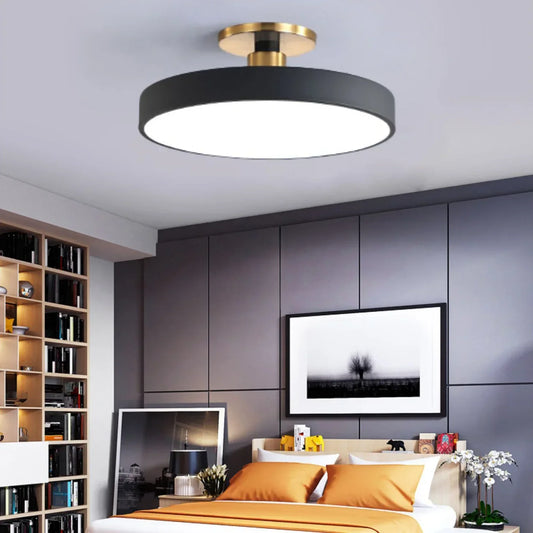 Scandinavian Style Round LED Ceiling Light