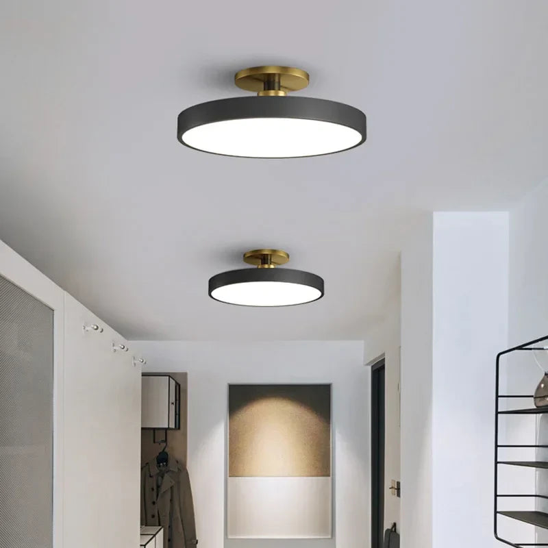 Scandinavian Style Round LED Ceiling Light