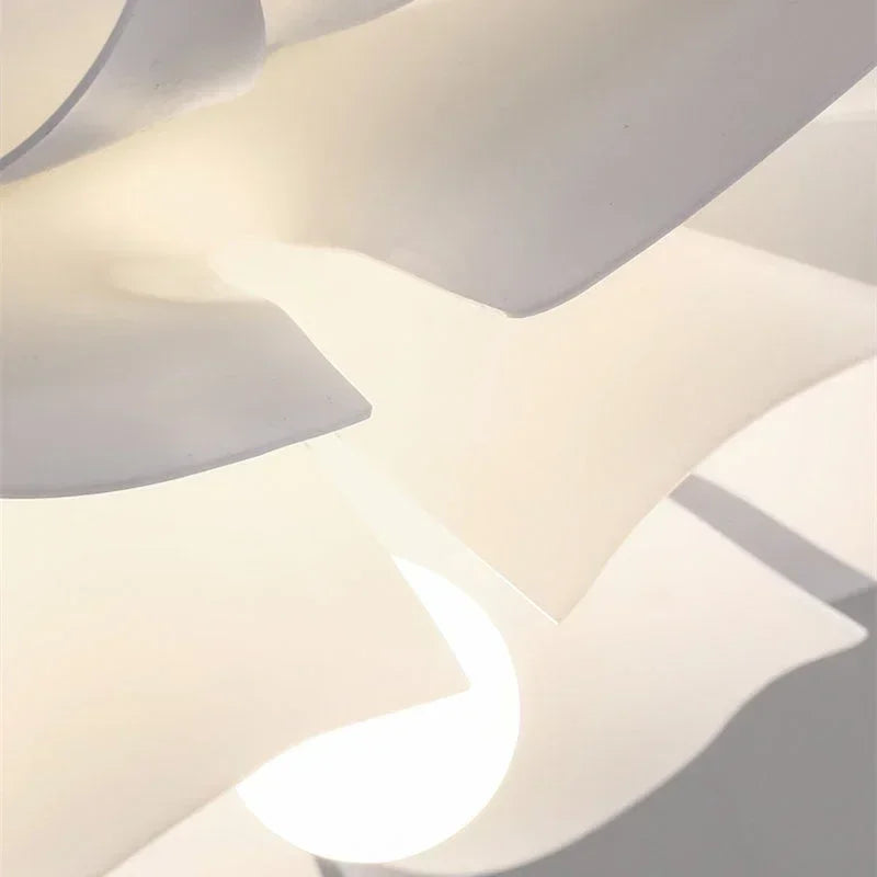 Lotus Flower Pendant Light – Decorative Ceiling Lamp with Layered Shade