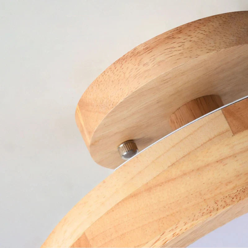 Modern Wooden LED Ceiling Light