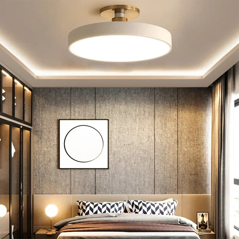 Scandinavian Style Round LED Ceiling Light