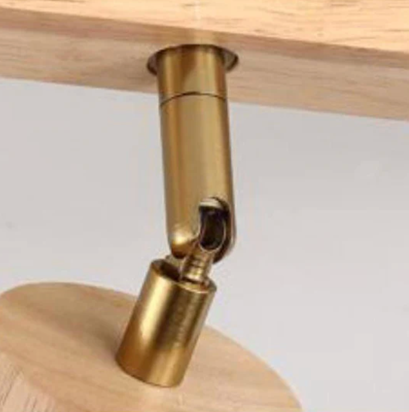 Wooden Spot Ceiling Light with Adjustable Spotlights – Scandinavian Style