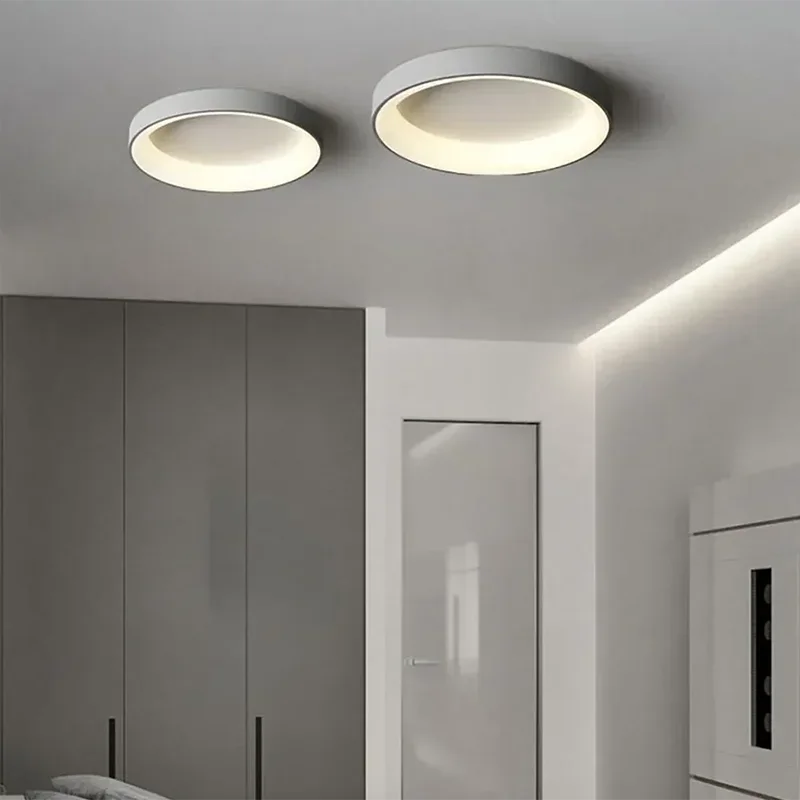 Modern Round LED Ceiling Light – Minimalist Flush Mount Design
