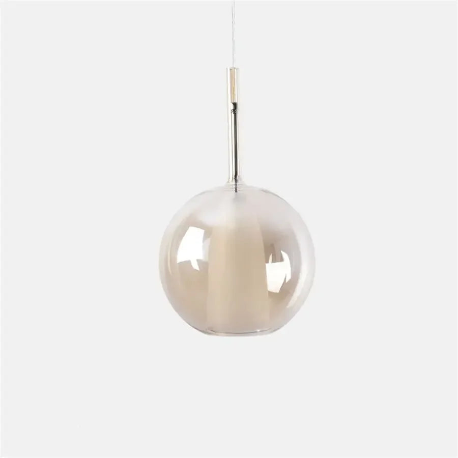 Modern Pendant Light with Glass Shades – Smoked Glass Cluster Ceiling Lamp