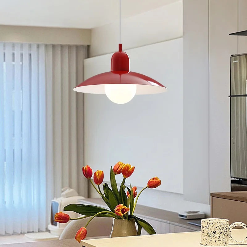 Modern Pendant Light with Two-Tone Design