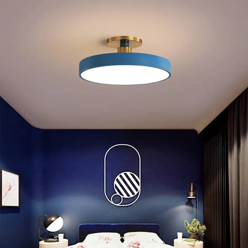 Scandinavian Style Round LED Ceiling Light