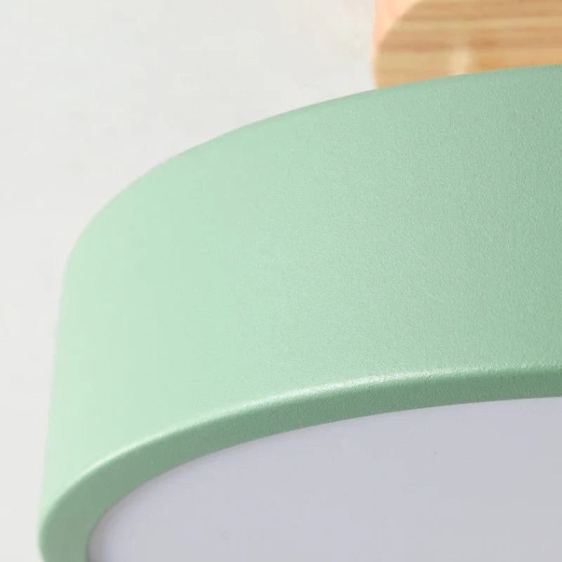 Modern Wooden LED Ceiling Light