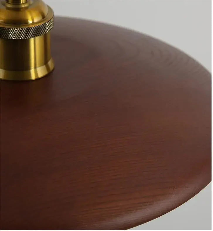 Scandinavian Wooden Pendant Light – Minimalist Ceiling Lamp