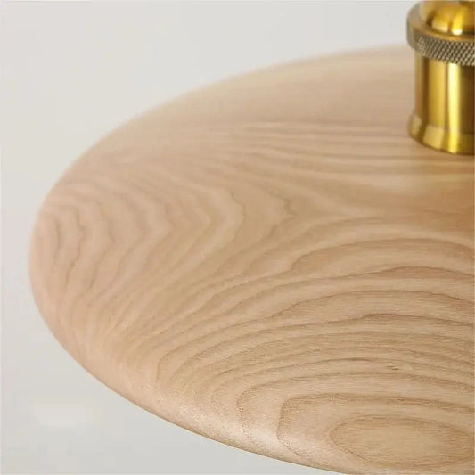 Scandinavian Wooden Pendant Light – Minimalist Ceiling Lamp