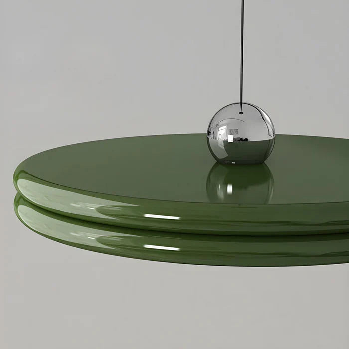 Modern Disc-Shaped Pendant Light – Minimalist LED Lighting for Dining and Living Room
