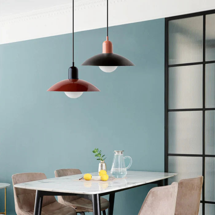 Modern Pendant Light with Two-Tone Design