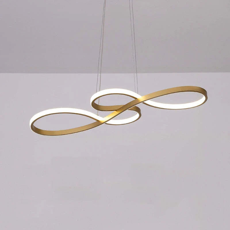LED Pendant Chandelier in the Shape of Musical Notes – Creative Modern Ceiling Lighting