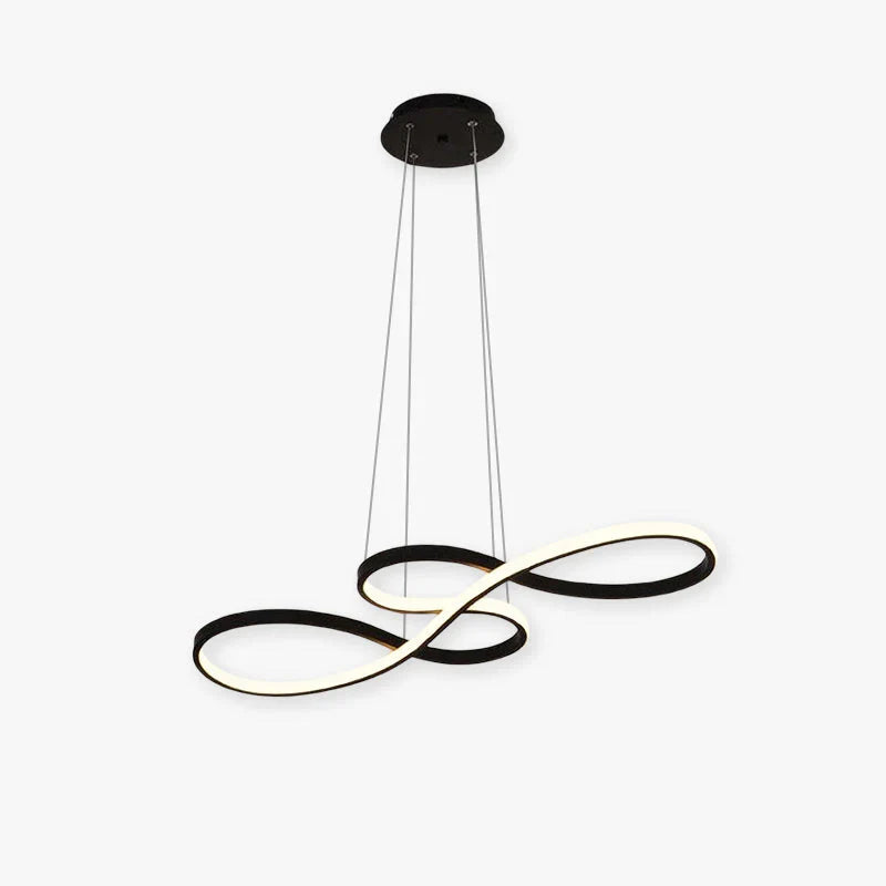 LED Pendant Chandelier in the Shape of Musical Notes – Creative Modern Ceiling Lighting
