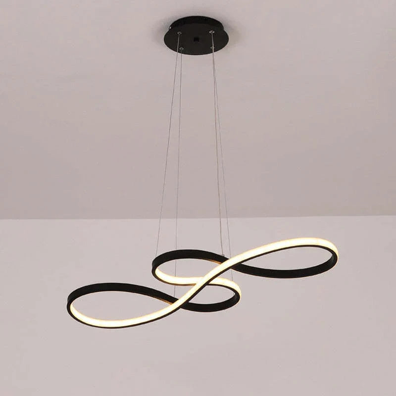 LED Pendant Chandelier in the Shape of Musical Notes – Creative Modern Ceiling Lighting