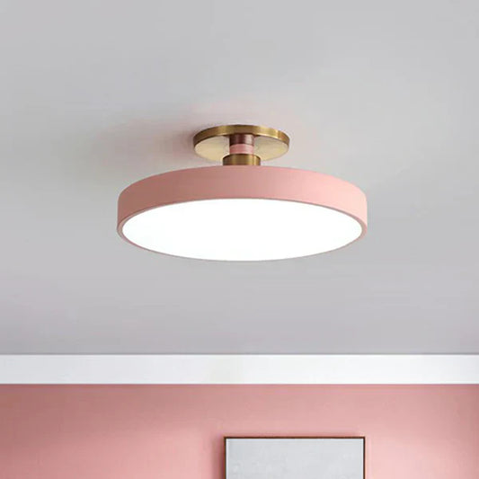 Scandinavian Style Round LED Ceiling Light
