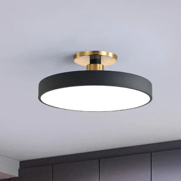 Scandinavian Style Round LED Ceiling Light