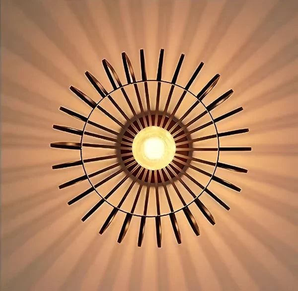 Industrial Style Ceiling Light – Metal Shade Flush Mount