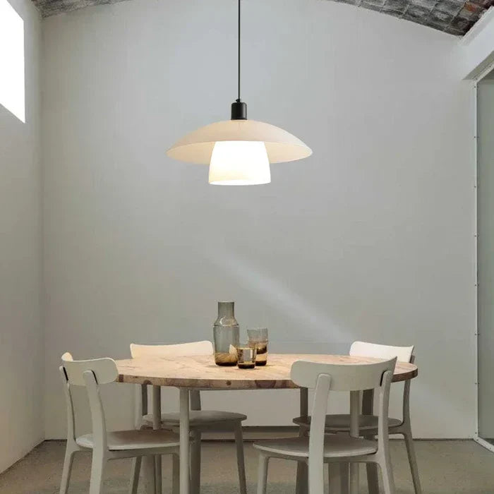 Japanese Pendant Light – Elegant Dome LED Lamp for Kitchen and Dining