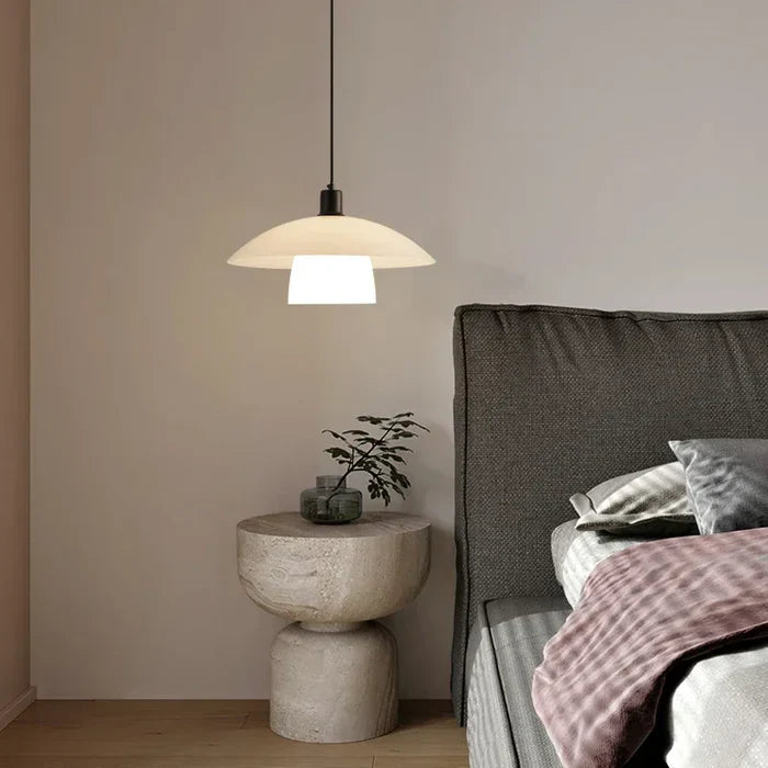 Japanese Pendant Light – Elegant Dome LED Lamp for Kitchen and Dining
