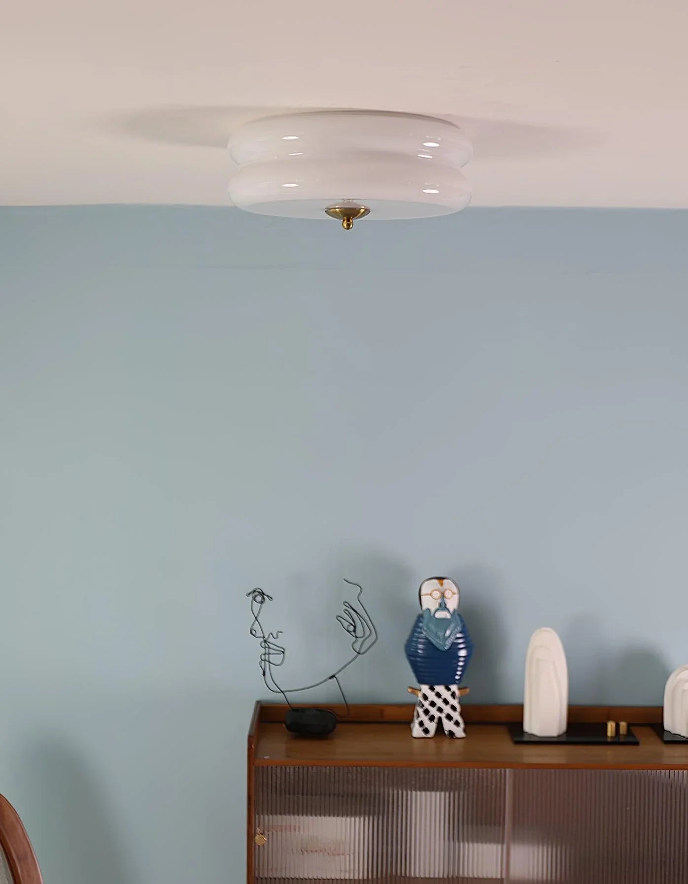 Modern LED Ceiling Flush Mount Light – Round Plafond for Bedroom, Living Room or Hallway