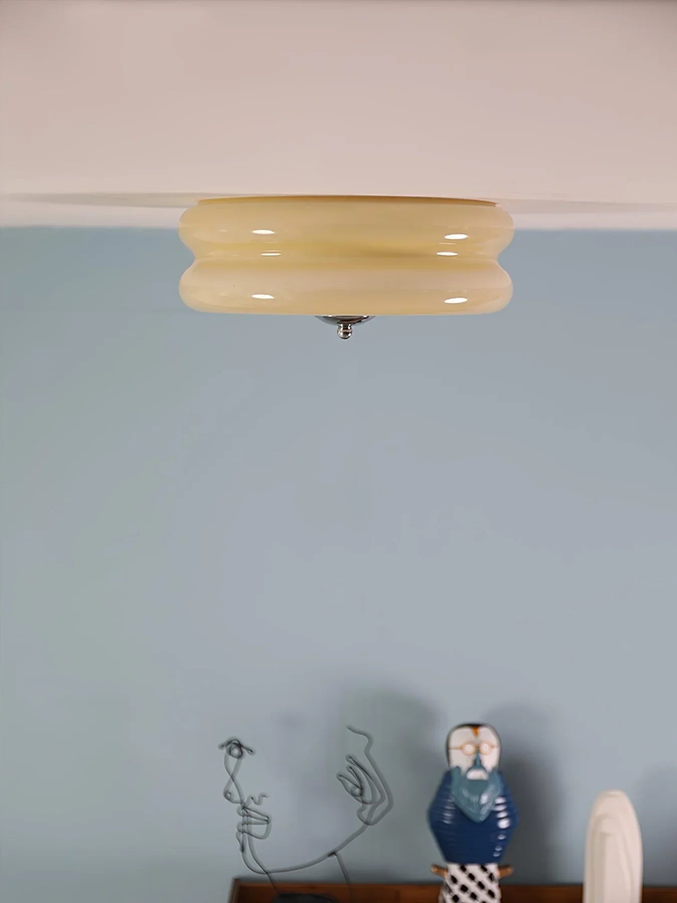 Modern LED Ceiling Flush Mount Light – Round Plafond for Bedroom, Living Room or Hallway