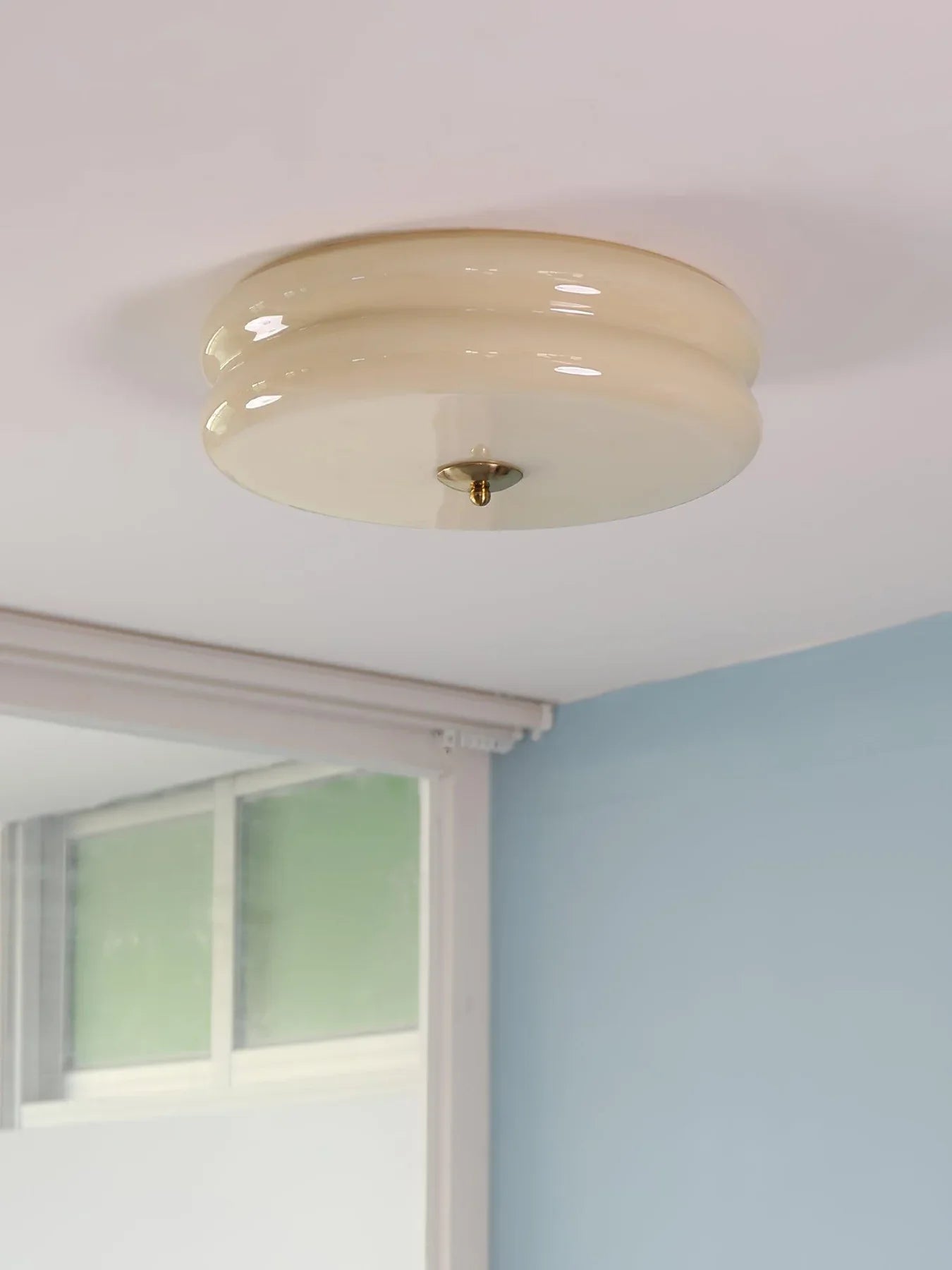 Modern LED Ceiling Flush Mount Light – Round Plafond for Bedroom, Living Room or Hallway