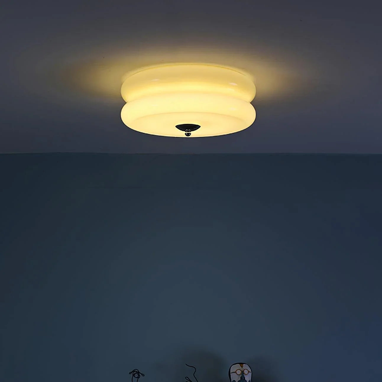 Modern LED Ceiling Flush Mount Light – Round Plafond for Bedroom, Living Room or Hallway