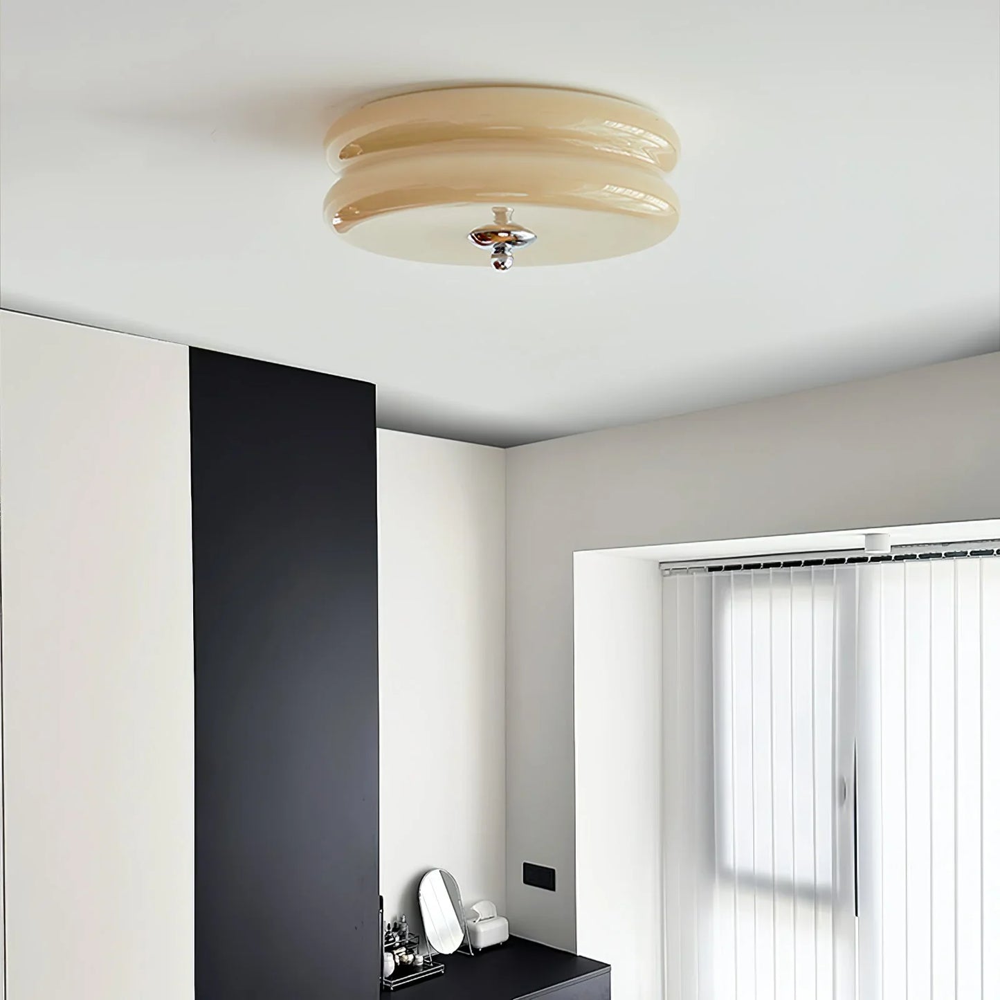 Modern LED Ceiling Flush Mount Light – Round Plafond for Bedroom, Living Room or Hallway