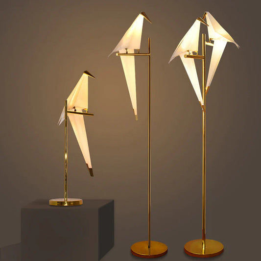 Origami Bird Lamp | Modern Decorative Table & Floor Light