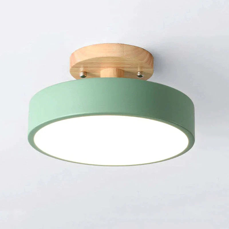 Modern Wooden LED Ceiling Light