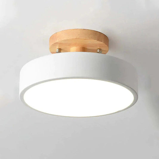 Modern Wooden LED Ceiling Light