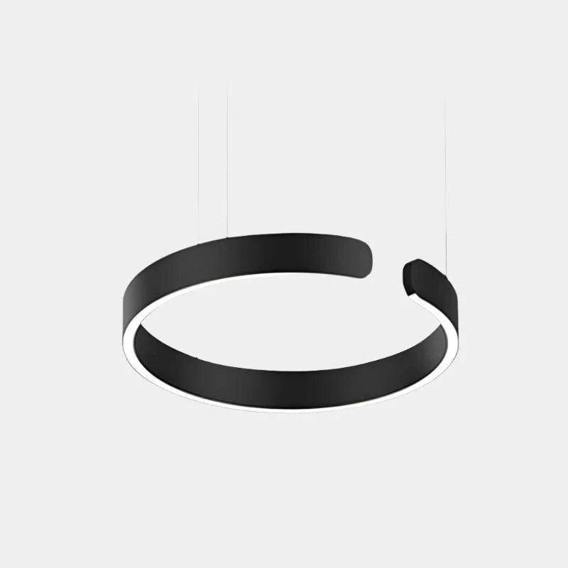 Modern LED Ring Chandelier – Elegant Round Ceiling Light